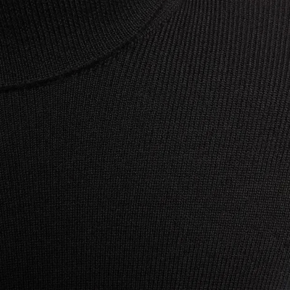 NWT Gucci XL Cashmere fine rib black turtleneck sweater - Picture 5 of 16